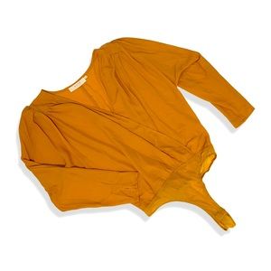 Mustard Bodysuit NWOT